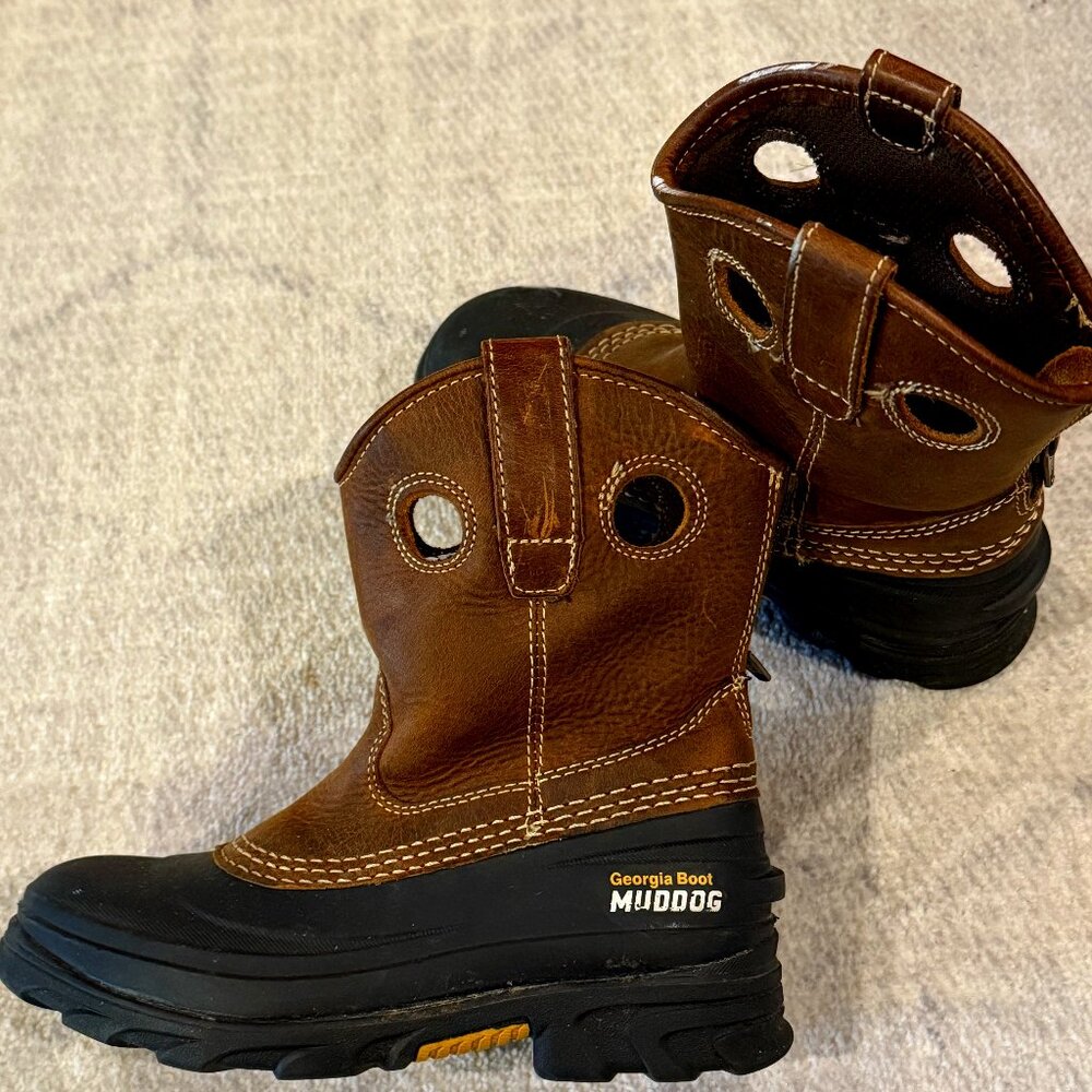 Georgia Boot Muddog kids size 12